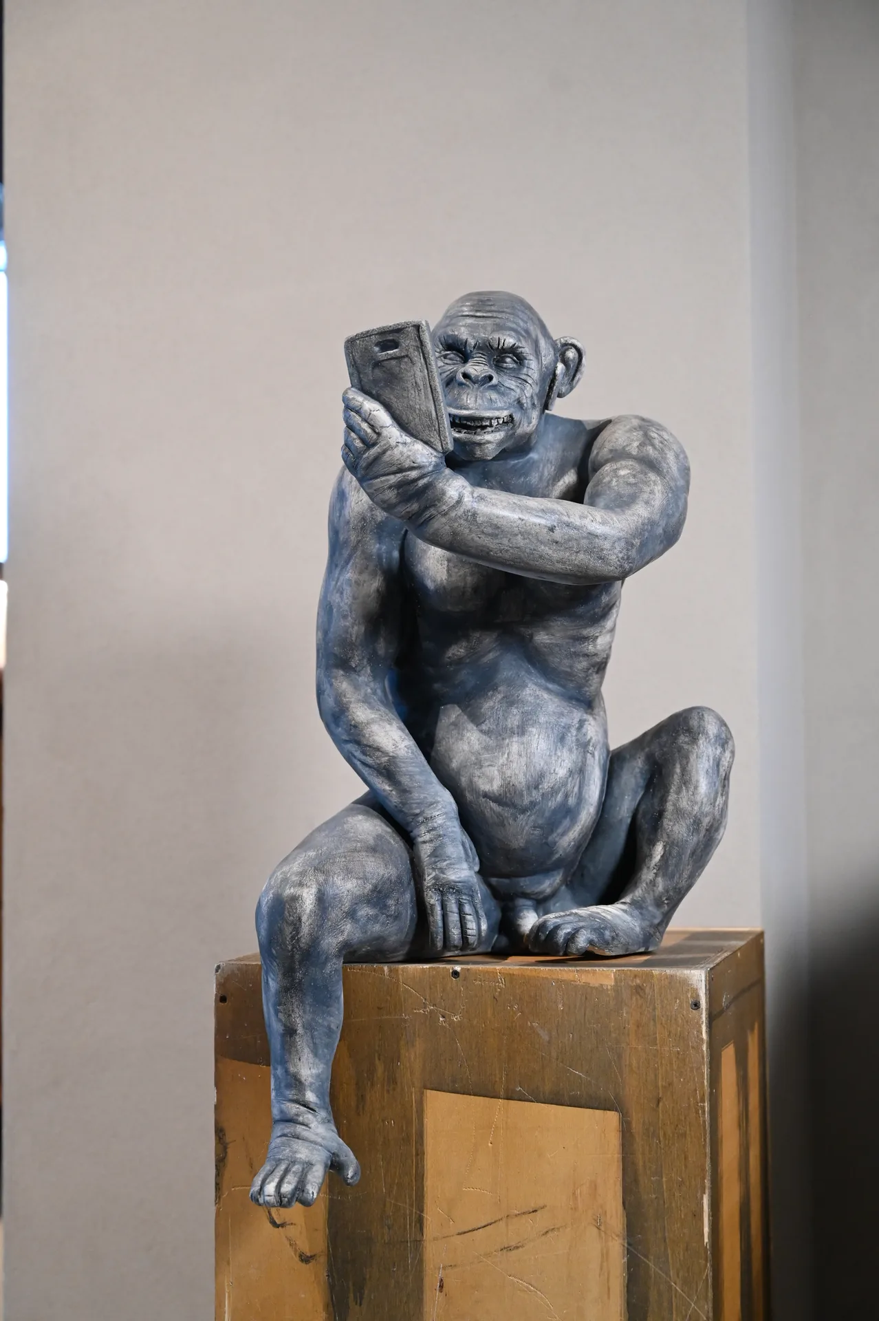 Scultura nella cantina